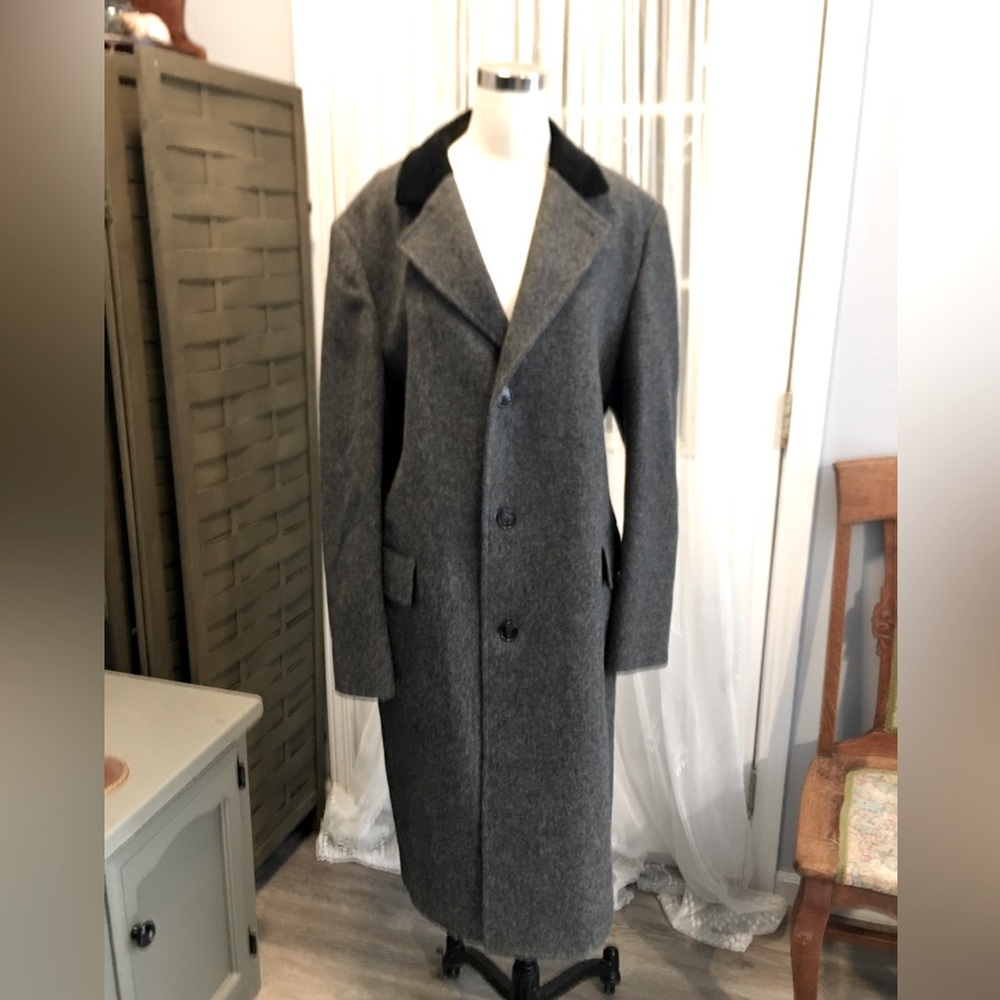 Vintage London Fog Herringbone Topcoat